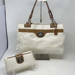 Coach 16532 Business Bag Leather Snakeskin with matching wallet
